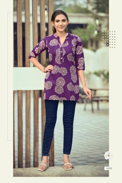 Tips & tops cotton shorties vol 9 Kurti manufacturers in India